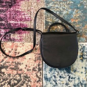 Matt&Nat black faux leather crossbody bag